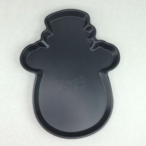 Brand Castle Nonstick Baking Sheet Frosty Snowman Profile
